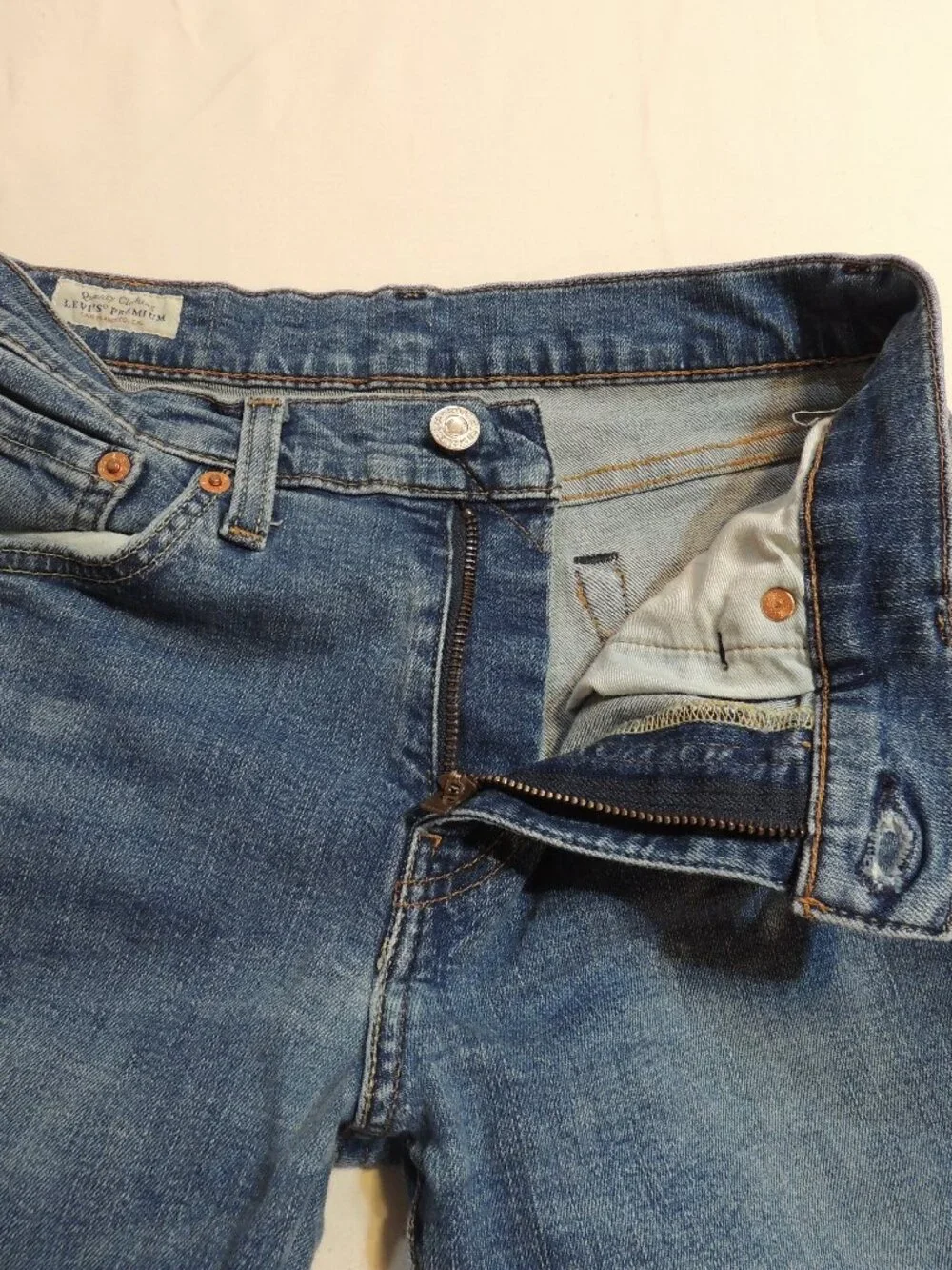 Levi 511 Jeans Men 30x30 Blue Pockets Work Travel Play Party Denim Blue Jeans